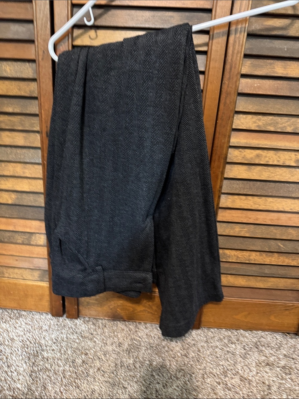 Riders by Lee Black Herringbone Dress Pants